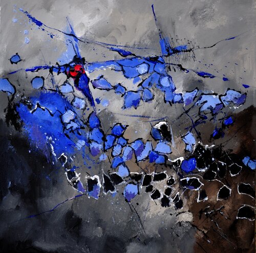 Flying stones van Pol Ledent, Schilderij te koop op Singulart