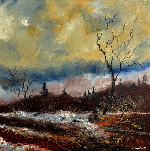 Winter morning-662020 von Pol Ledent, Malerei kaufen auf Singulart