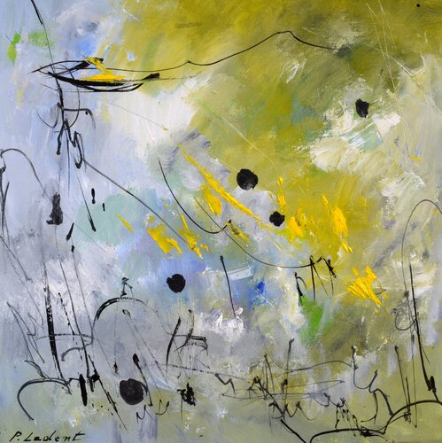 Healing springtime  - abstract 558130 by Pol Ledent, 회화 for Sale on Singulart