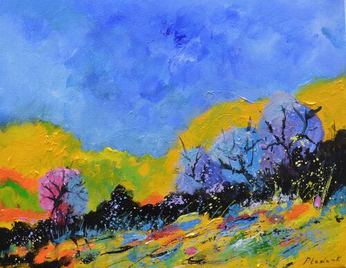 Fantasy colourful landscape - 5423 von Pol Ledent, Malerei kaufen auf Singulart