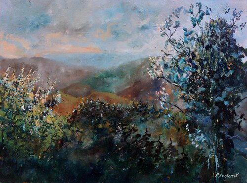A look on the valley van Pol Ledent, Schilderij te koop op Singulart