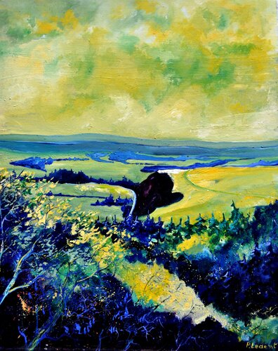 A point of view in my countryside par Pol Ledent, Peinture en vente sur Singulart