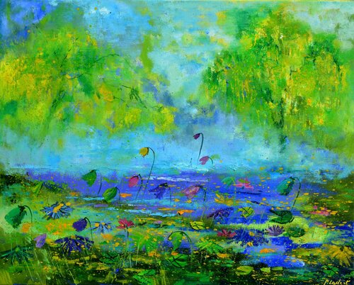 Waterlilies  - 108 von Pol Ledent, Malerei kaufen auf Singulart