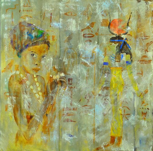 Egyptian memories van Pol Ledent, Schilderij te koop op Singulart