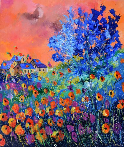 Rural paradise  - 6723 von Pol Ledent, Malerei kaufen auf Singulart