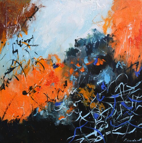 The fall of the damned angels van Pol Ledent, Schilderij te koop op Singulart