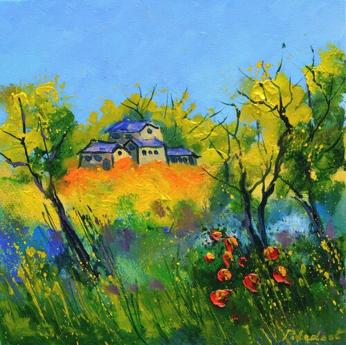 Such a great summer by Pol Ledent, Painting for Sale on Singulart