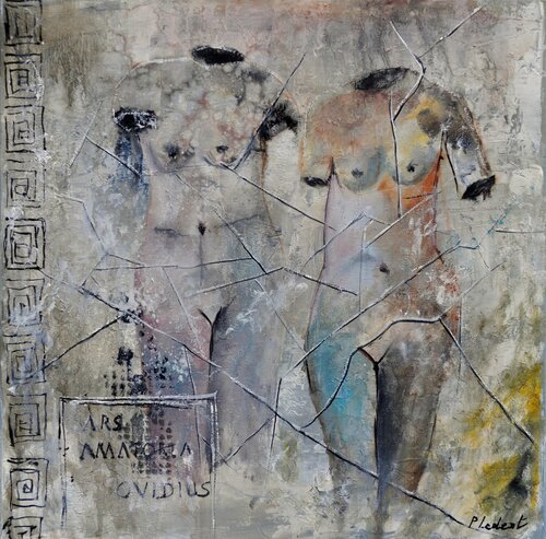 Two roman nudes van Pol Ledent, Schilderij te koop op Singulart