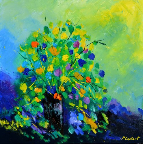 a colourful stilllife  - 6623 di Pol Ledent, Pittura in vendita su Singulart