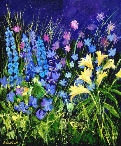 Garden flowers 5624 von Pol Ledent, Malerei kaufen auf Singulart