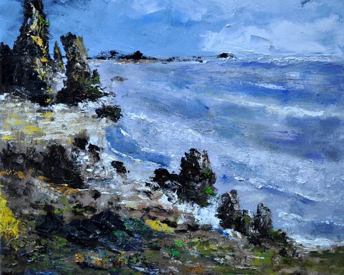 Seashore in Bretagne von Pol Ledent, Malerei kaufen auf Singulart
