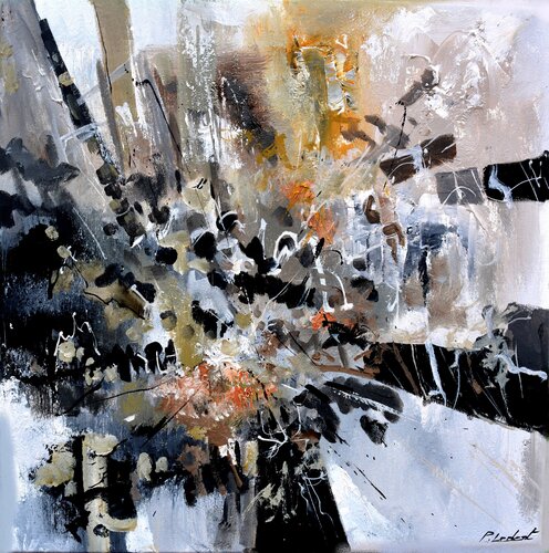 Abstract space ship di Pol Ledent, Pittura in vendita su Singulart