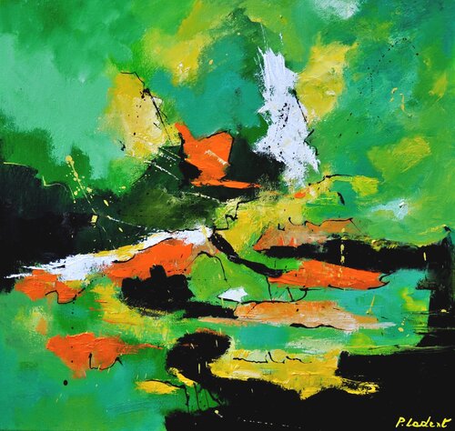 In the green van Pol Ledent, Schilderij te koop op Singulart