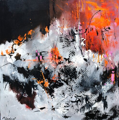 Red and black are always perfectly matching par Pol Ledent, Peinture en vente sur Singulart