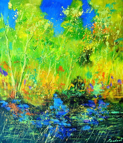 Pond in spring Pol Ledent