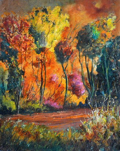 Autumn in Houroy van Pol Ledent, Schilderij te koop op Singulart
