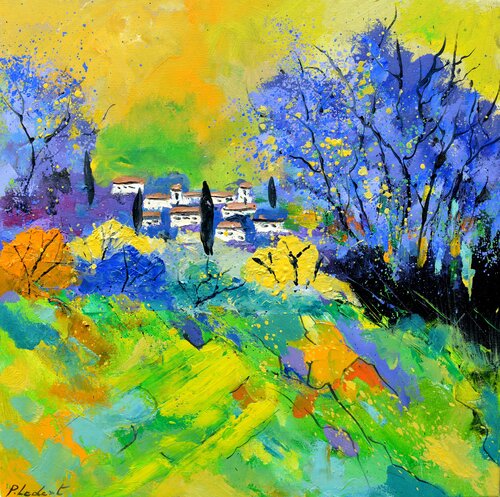 Summer landscape 5524 von Pol Ledent, Malerei kaufen auf Singulart