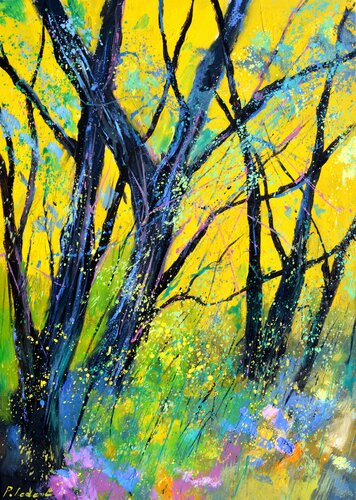 Fairies meeting point van Pol Ledent, Schilderij te koop op Singulart