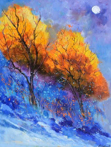 Magic moonshine  79 by Pol Ledent, Painting for Sale on Singulart