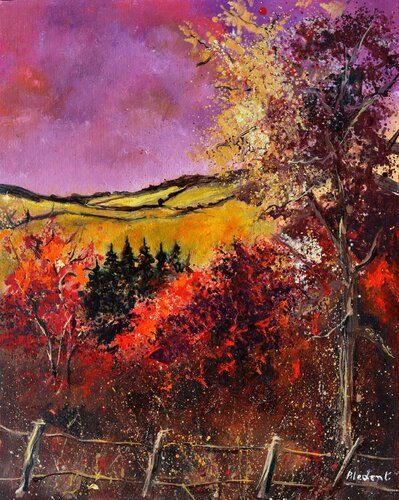 Automne à Houroy van Pol Ledent, Schilderij te koop op Singulart