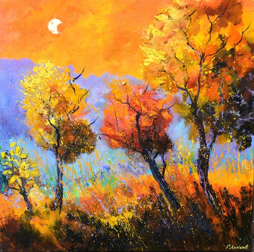 Automne flamboyant van Pol Ledent, Schilderij te koop op Singulart