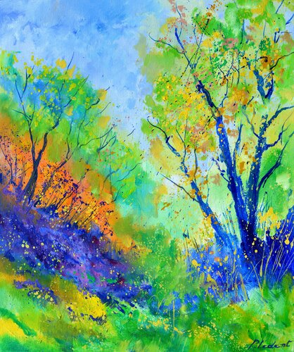 Magic place in the wood van Pol Ledent, Schilderij te koop op Singulart