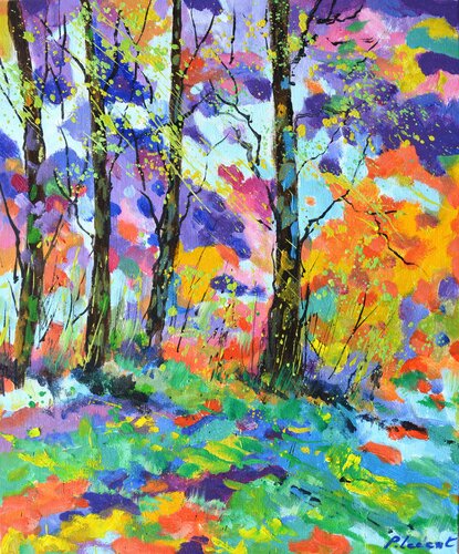 Colourful autumn van Pol Ledent, Schilderij te koop op Singulart