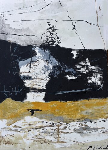 Filling up an empty space by Pol Ledent, 종이 for Sale on Singulart