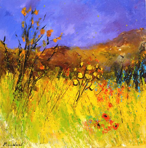 Countryside   in Provence - 5524 by Pol Ledent, Painting for Sale on Singulart