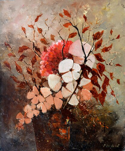 Autumnal still life van Pol Ledent, Schilderij te koop op Singulart