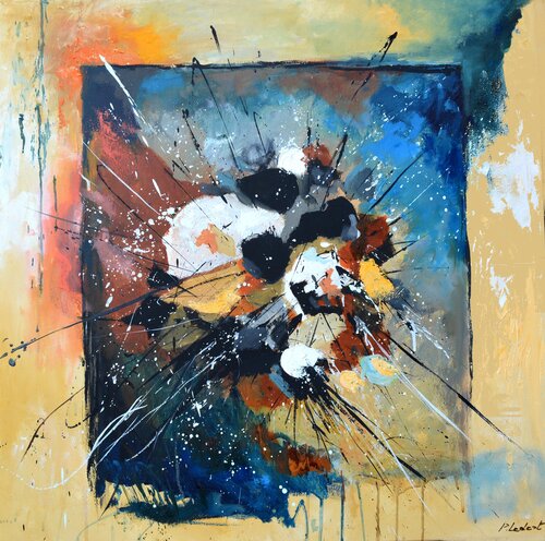 A lion's soul van Pol Ledent, Schilderij te koop op Singulart