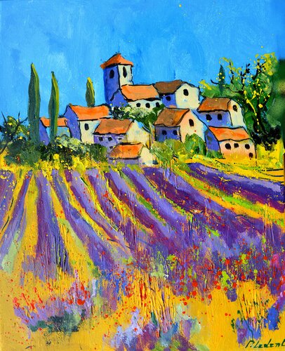 Golden noon in Provence von Pol Ledent, Malerei kaufen auf Singulart