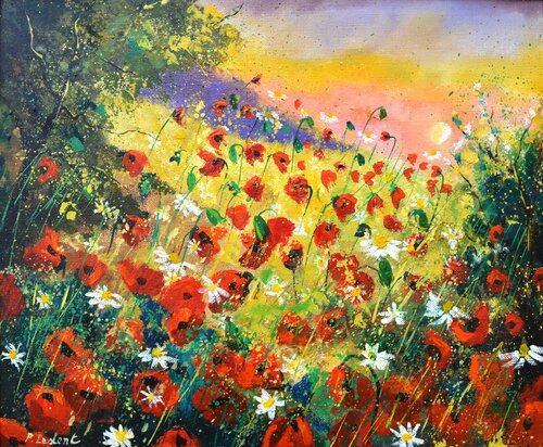 Aspentrees van Pol Ledent, Schilderij te koop op Singulart