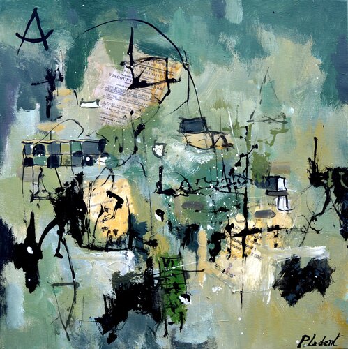 Emerald reverie by Pol Ledent, Painting for Sale on Singulart