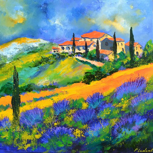 Summer in Provence van Pol Ledent, Schilderij te koop op Singulart