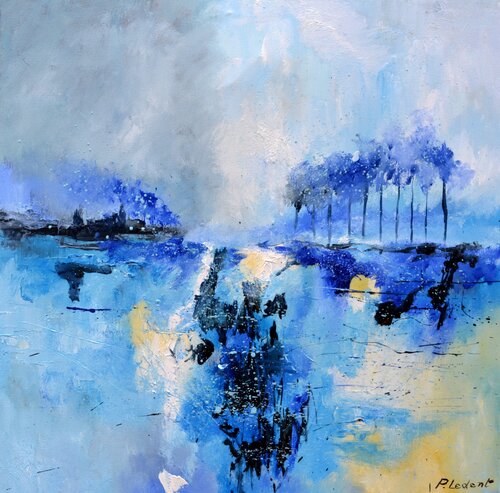 Echoes of a frozen morning by Pol Ledent, 회화 for Sale on Singulart
