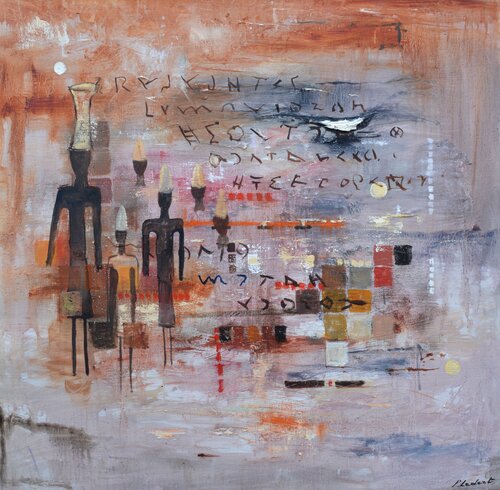 Phoenician memories van Pol Ledent, Schilderij te koop op Singulart