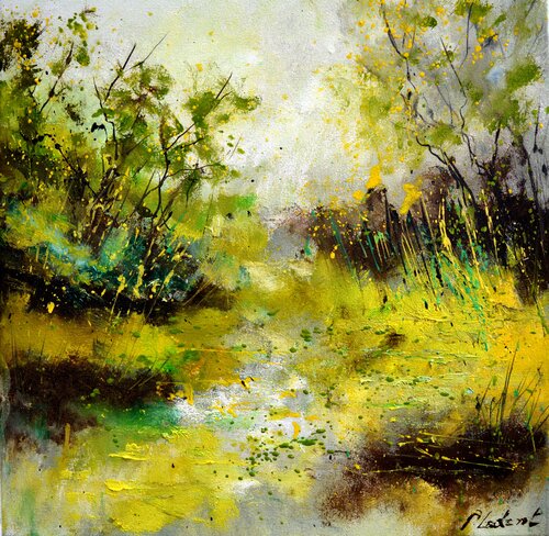 Green nature von Pol Ledent, Malerei kaufen auf Singulart