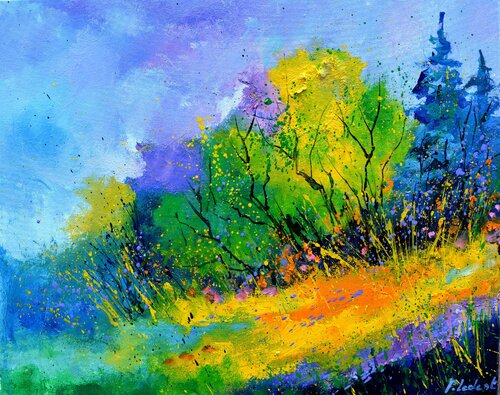 Colourful summer - 54026 von Pol Ledent, Malerei kaufen auf Singulart