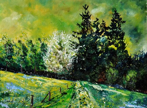 Spring -8626 by Pol Ledent, Painting for Sale on Singulart