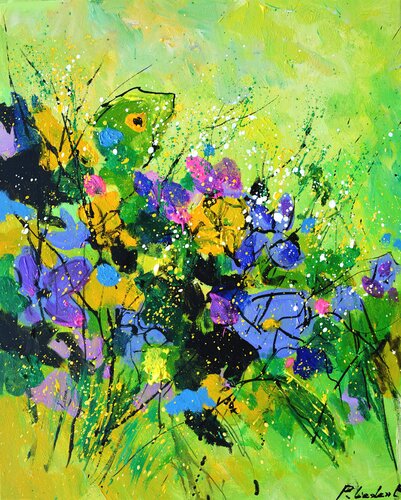 Spring is there di Pol Ledent, Pittura in vendita su Singulart