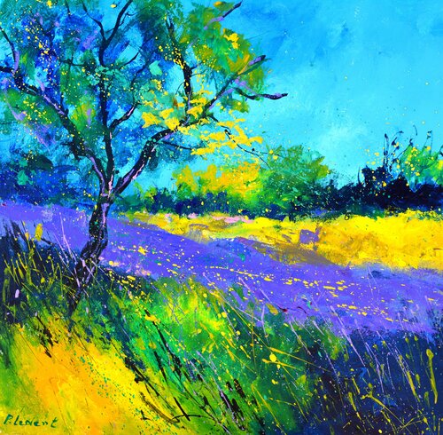 Summer blow di Pol Ledent, Pittura in vendita su Singulart