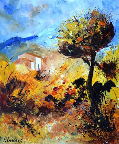Summer in Provence by Pol Ledent, Painting for Sale on Singulart