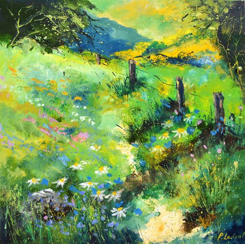 Green spring de Pol Ledent, Pintura a la venta en Singulart