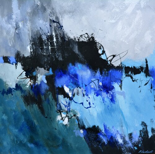 Blue echoes von Pol Ledent, Malerei kaufen auf Singulart
