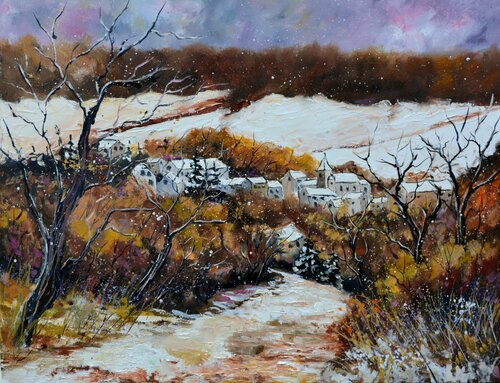Neige en automne van Pol Ledent, Schilderij te koop op Singulart