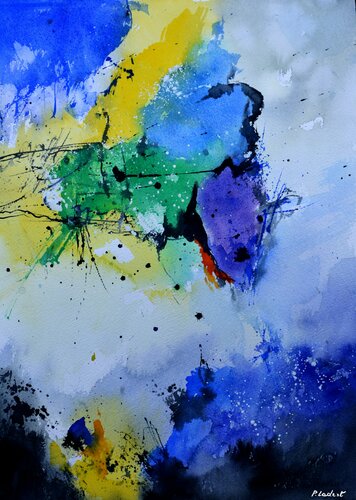Reciprocity- aquarelle 54512182 van Pol Ledent, Werk op papier te koop op Singulart