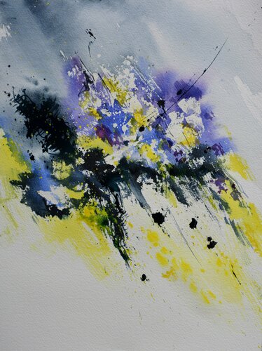 Landing  - aquarelle von Pol Ledent, Werk auf Papier kaufen auf Singulart