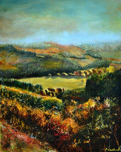 Automne en Ardenne by Pol Ledent, 회화 for Sale on Singulart