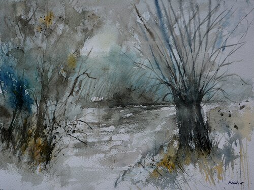 Willow -  aquarelle 711082 by Pol Ledent, Work on Paper for Sale on Singulart